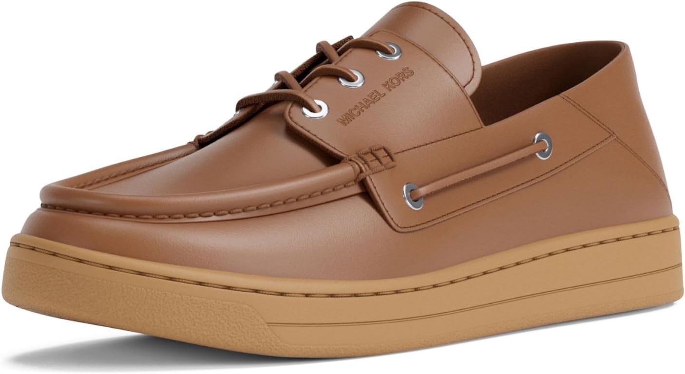 Кроссовки Michael Kors Men's Aiden Boat Shoe, Luggage
Кроссовки Michael Kors Men's Aiden Boat Shoe, Luggage