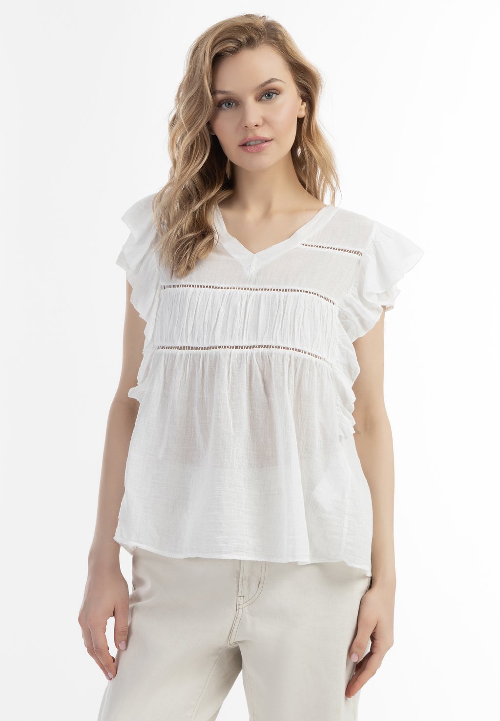 Блуза DreiMaster, белый
Блуза DreiMaster, белый