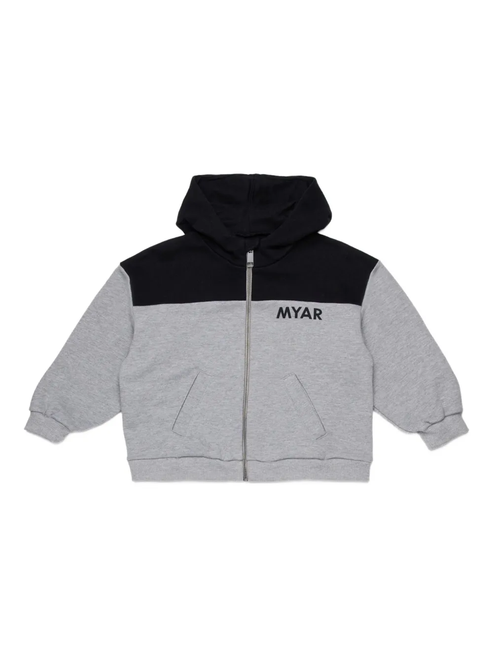 Худи на молнии с логотипом Myar, серый
Худи на молнии с логотипом Myar, серый