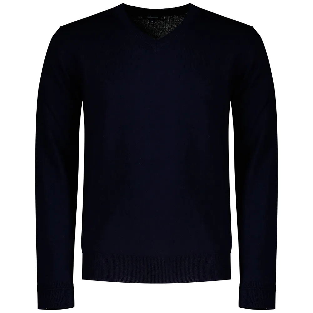 Свитер Façonnable Merino с v-образным вырезом, синий
Свитер Façonnable Merino с v-образным вырезом, синий