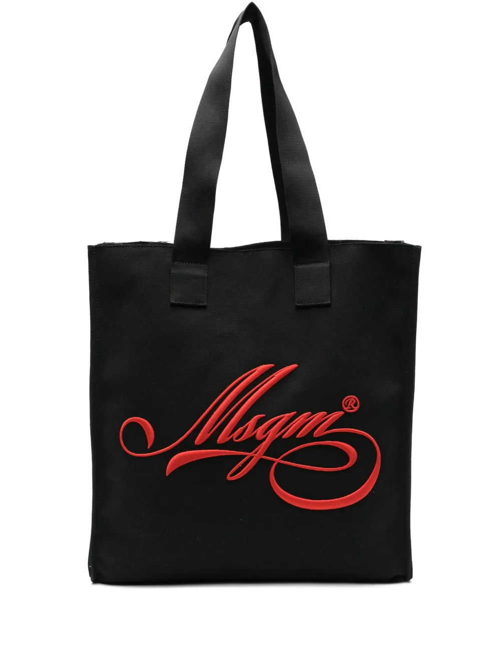 Сумка-тоут среднего размера с вышитым логотипом MSGM, черный
Сумка-тоут среднего размера с вышитым логотипом MSGM, черный