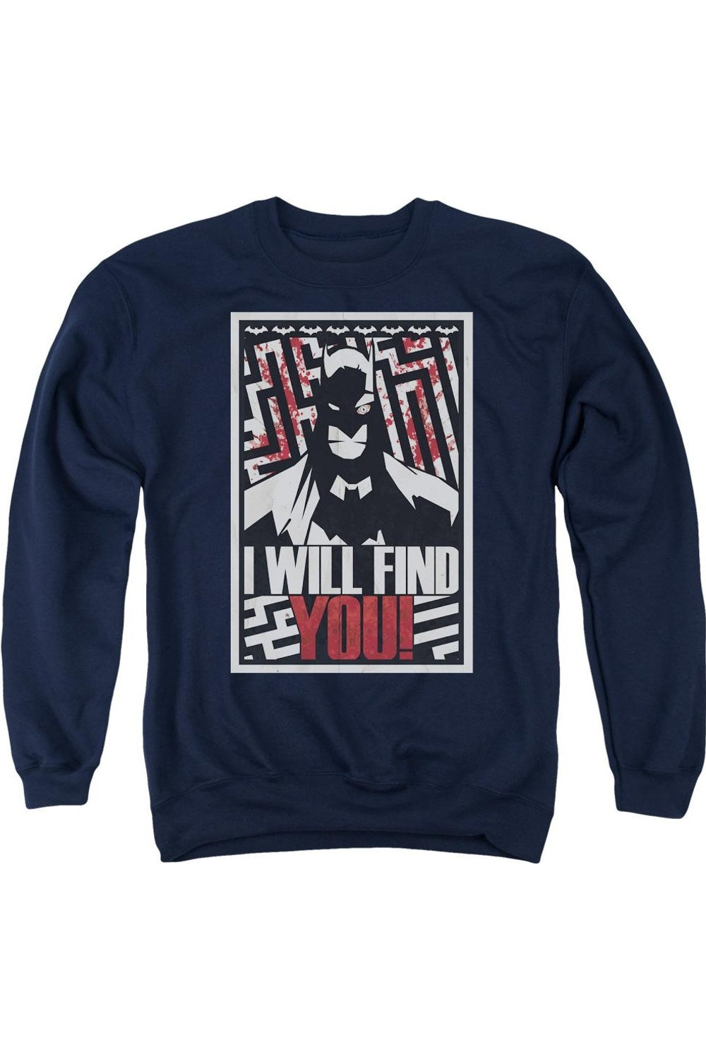 Толстовка Batman I Will Fnd You для взрослых с круглым вырезом Gildan, темно-синий
Толстовка Batman I Will Fnd You для взрослых с круглым вырезом Gildan, темно-синий
