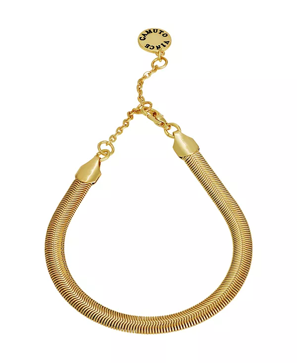 Браслет-Змейка золотистого цвета, 7,5 дюймов + удлинитель 2 дюйма Vince Camuto, gold
Браслет-Змейка золотистого цвета, 7,5 дюймов + удлинитель 2 дюйма Vince Camuto, gold