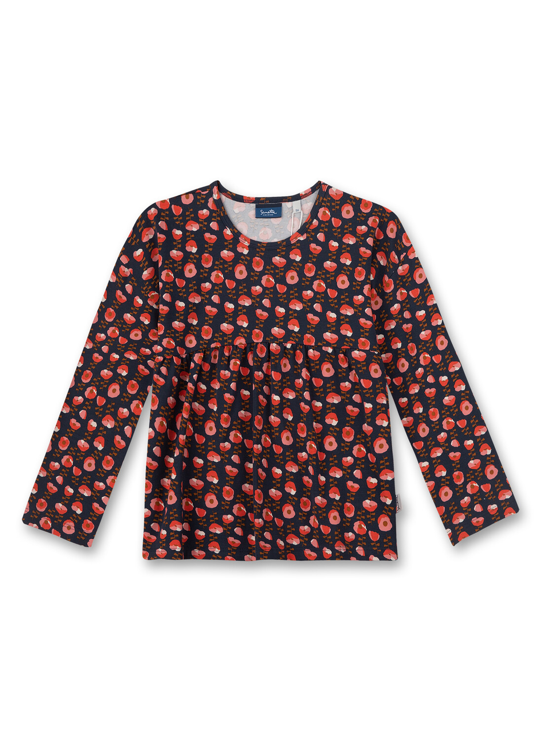 Лонгслив Sanetta Langarmshirt, синий
Лонгслив Sanetta Langarmshirt, синий