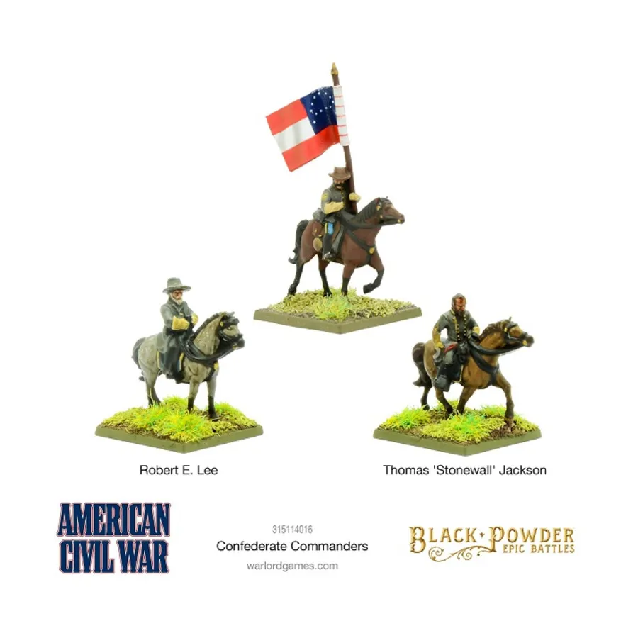Командование Конфедерации, Black Powder - Epic Battles - American Civil War (15mm)
Командование Конфедерации, Black Powder - Epic Battles - American Civil War (15mm)