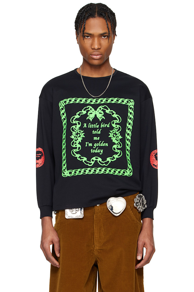 Футболка оверсайз «Маленькая птичка» Chopova Lowena, черный
Футболка оверсайз «Маленькая птичка» Chopova Lowena, черный