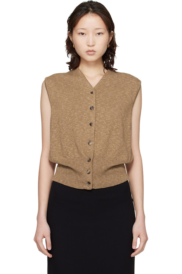 Cordera Хлопковый жилет цвета хаки с вкраплениями
Cordera Хлопковый жилет цвета хаки с вкраплениями