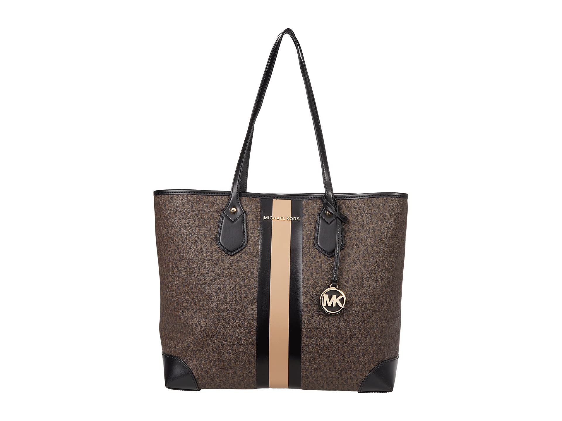 Michael Kors Eva MK Signature ПВХ нейлоновая сумка с чехлом, цвет black/beige-camel
Michael Kors Eva MK Signature ПВХ нейлоновая сумка с чехлом, цвет black/beige-camel