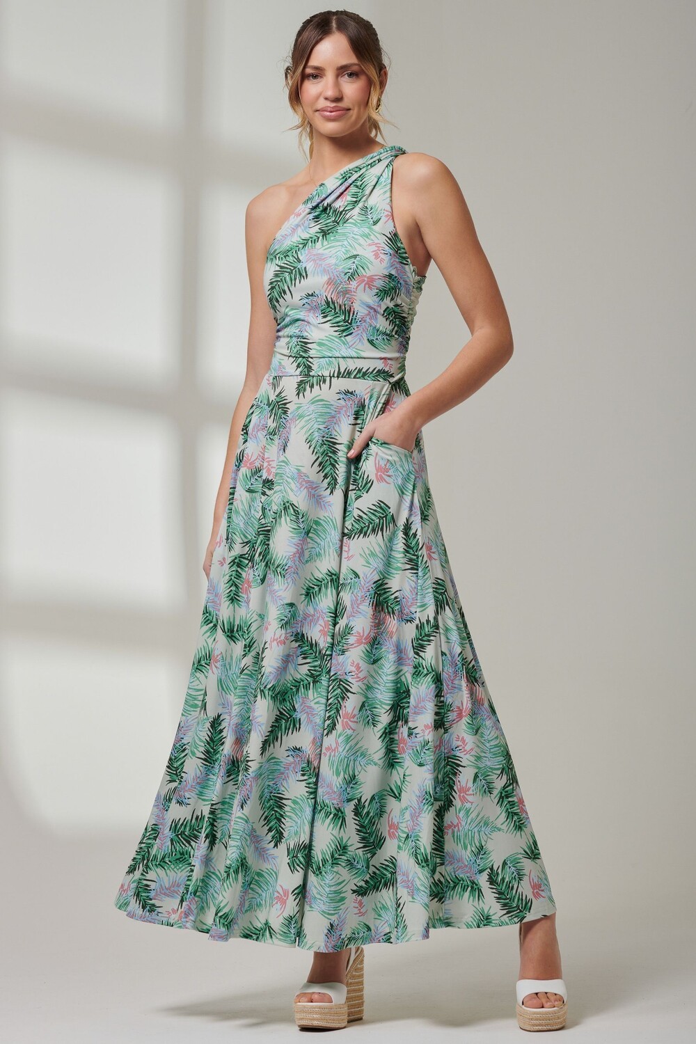 Платье макси без рукавов из джерси Jolie Moi, зеленый
Платье макси без рукавов из джерси Jolie Moi, зеленый