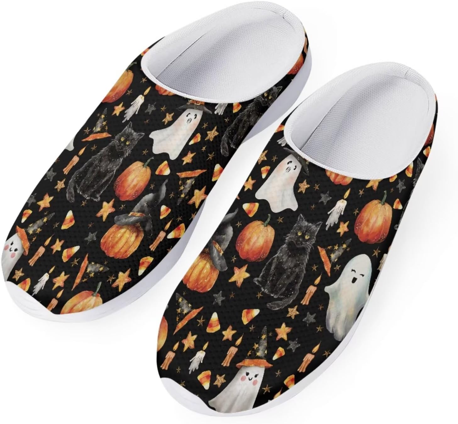 Женские слипоны-кроссовки Forchrinse с тропическим ананасом и плюмерией, дышащие, для ходьбы, сабо, домашние и пляжные тапочки, обувь для медсестер, легкие, Halloween Ghost Pumpkin
Женские слипоны-кроссовки Forchrinse с тропическим ананасом и плюмерией, дышащие, для ходьбы, сабо, домашние и пляжные тапочки, обувь для медсестер, легкие, Halloween Ghost Pumpkin