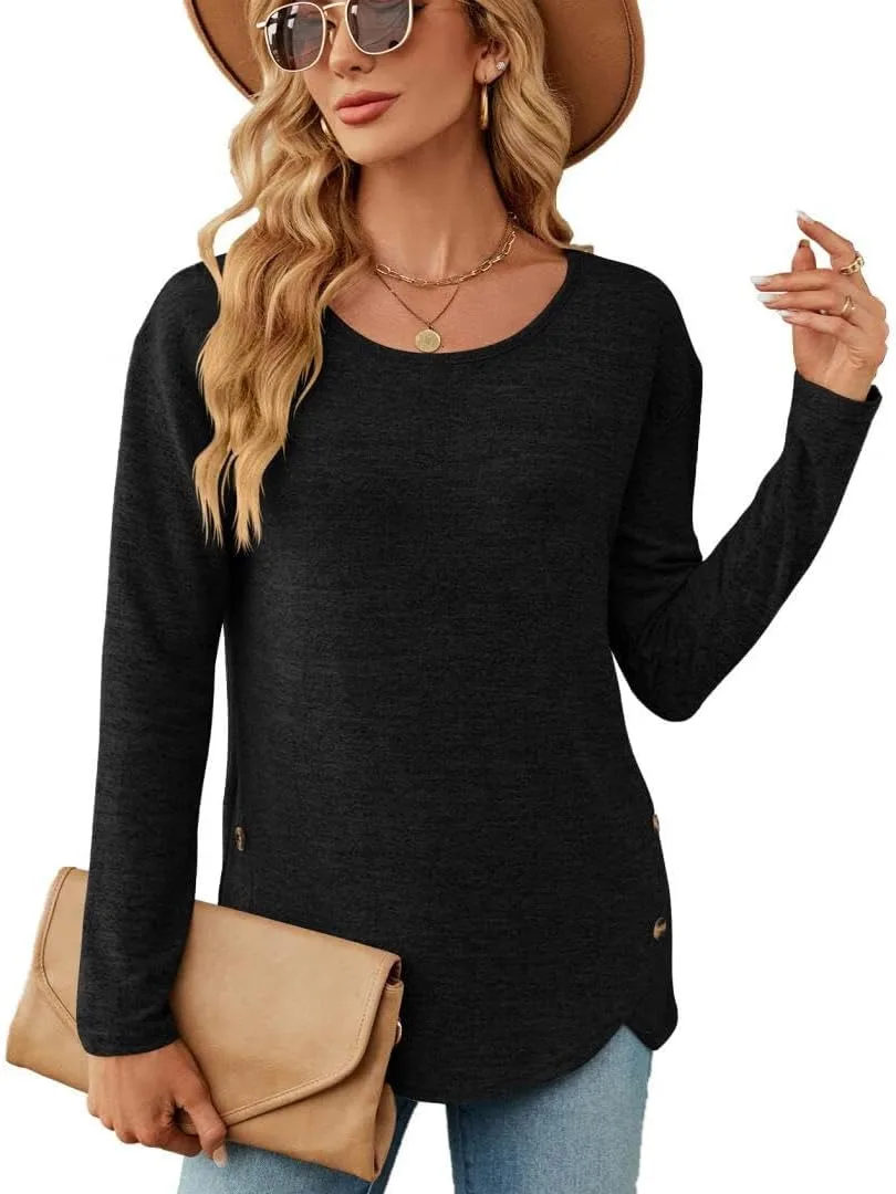 Женская футболка с длинным рукавом Casual Crew Neck
Женская футболка с длинным рукавом Casual Crew Neck