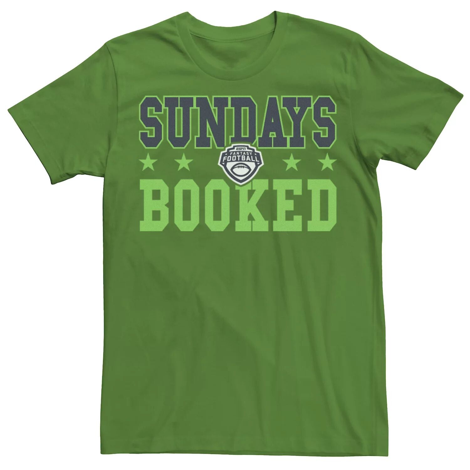 Мужская зеленая футболка с логотипом ESPN Fantasy Football Sundays Booked Licensed Character, Зеленый, Мужская зеленая футболка с логотипом ESPN Fantasy Football Sundays Booked Licensed Character
Мужская зеленая футболка с логотипом ESPN Fantasy Football Sundays Booked Licensed Character, Зеленый, Мужская зеленая футболка с логотипом ESPN Fantasy Football Sundays Booked Licensed Character
