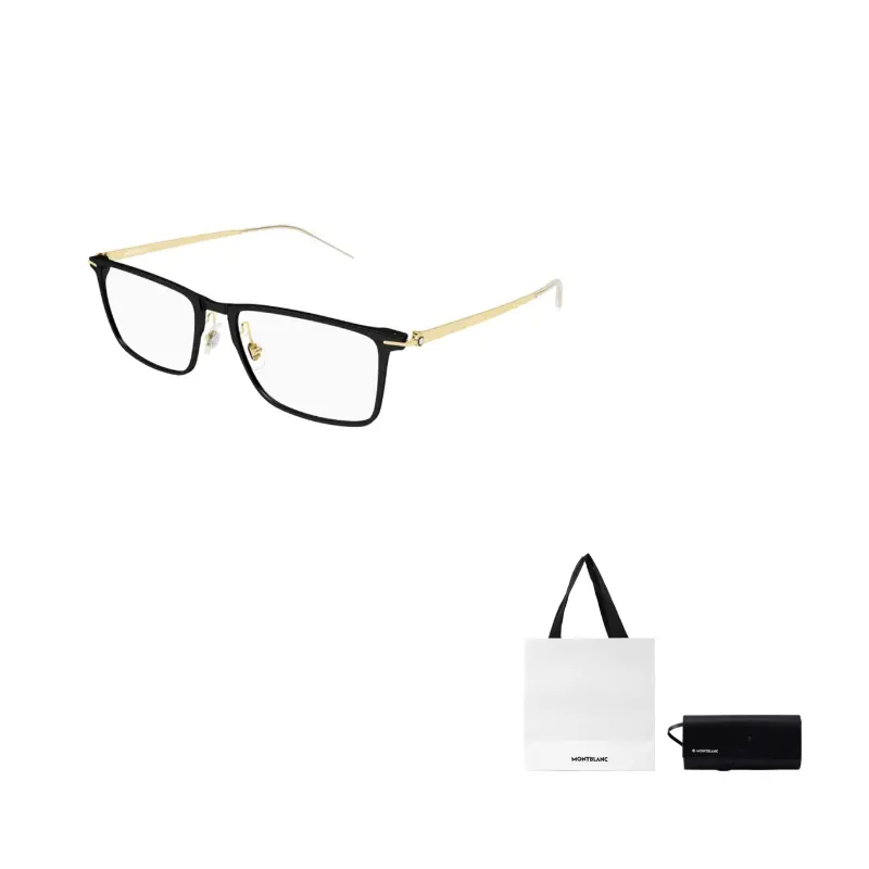 MONTBLANC Золотая квадратная оправа для очков, Gold
MONTBLANC Золотая квадратная оправа для очков, Gold