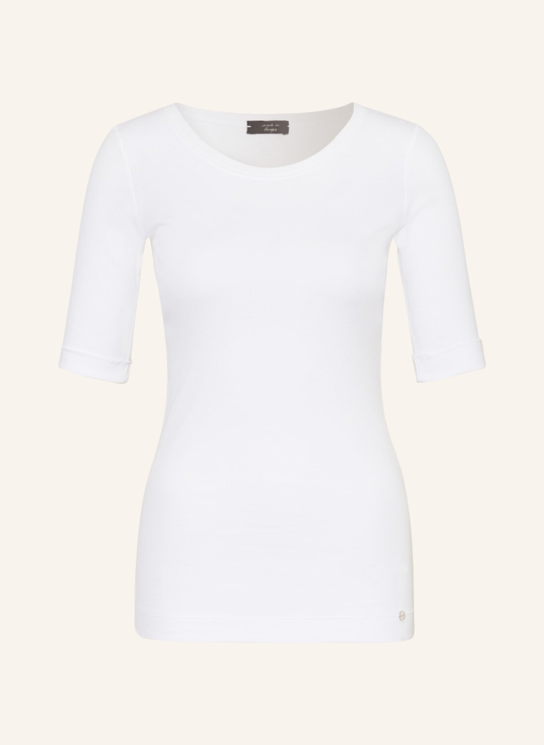 Рубашка в тонкую рубчику Marc Cain, белый
Рубашка в тонкую рубчику Marc Cain, белый