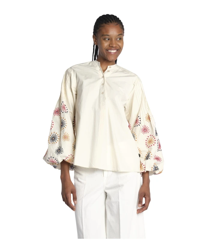 Блузка с рукавами-фонариками Stella Jean, бежевый
Блузка с рукавами-фонариками Stella Jean, бежевый