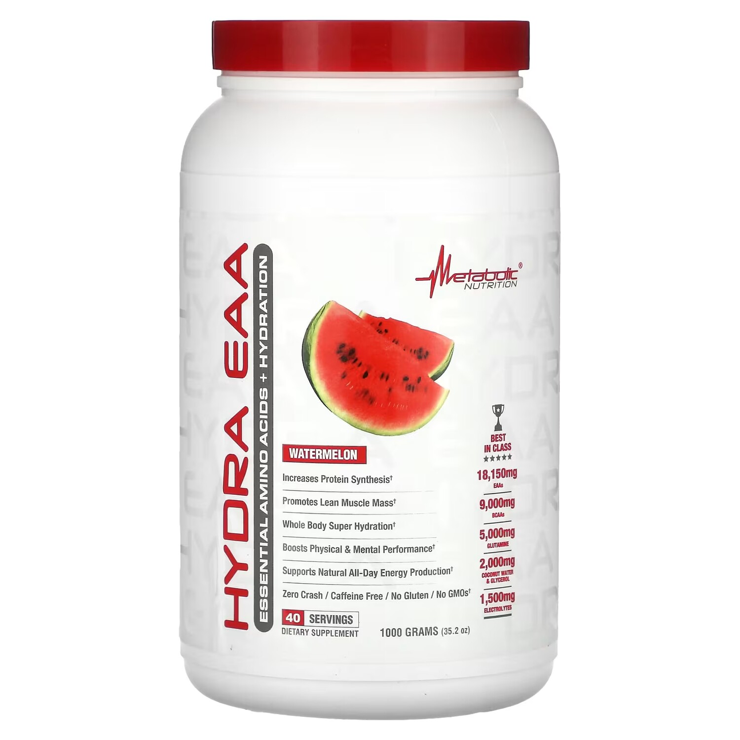 Добавка Metabolic Nutrition Hydra EAA со вкусом арбуза, 1000 г
Добавка Metabolic Nutrition Hydra EAA со вкусом арбуза, 1000 г