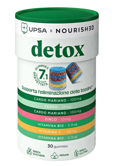 Upsa X Nourished Detox 30 жевательных таблеток для детоксикации
Upsa X Nourished Detox 30 жевательных таблеток для детоксикации