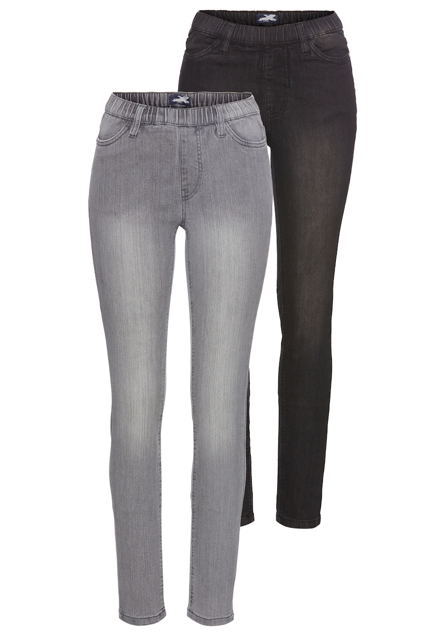 Узкие джеггинсы ARIZONA, Grey Denim/Black Denim
Узкие джеггинсы ARIZONA, Grey Denim/Black Denim