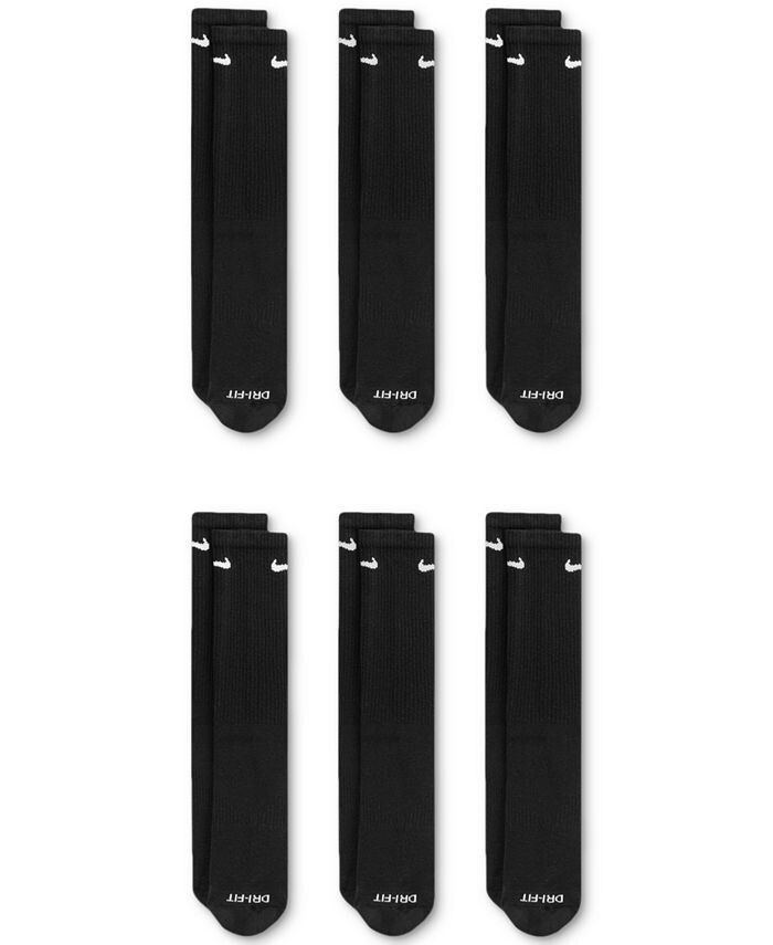 Мужские носки для тренировок с мягкой подкладкой на каждый день (6 пар) Nike, черный
Мужские носки для тренировок с мягкой подкладкой на каждый день (6 пар) Nike, черный
