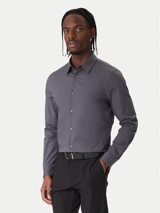 Рубашка slim fit LV04LB145G Calvin Klein, серый
Рубашка slim fit LV04LB145G Calvin Klein, серый