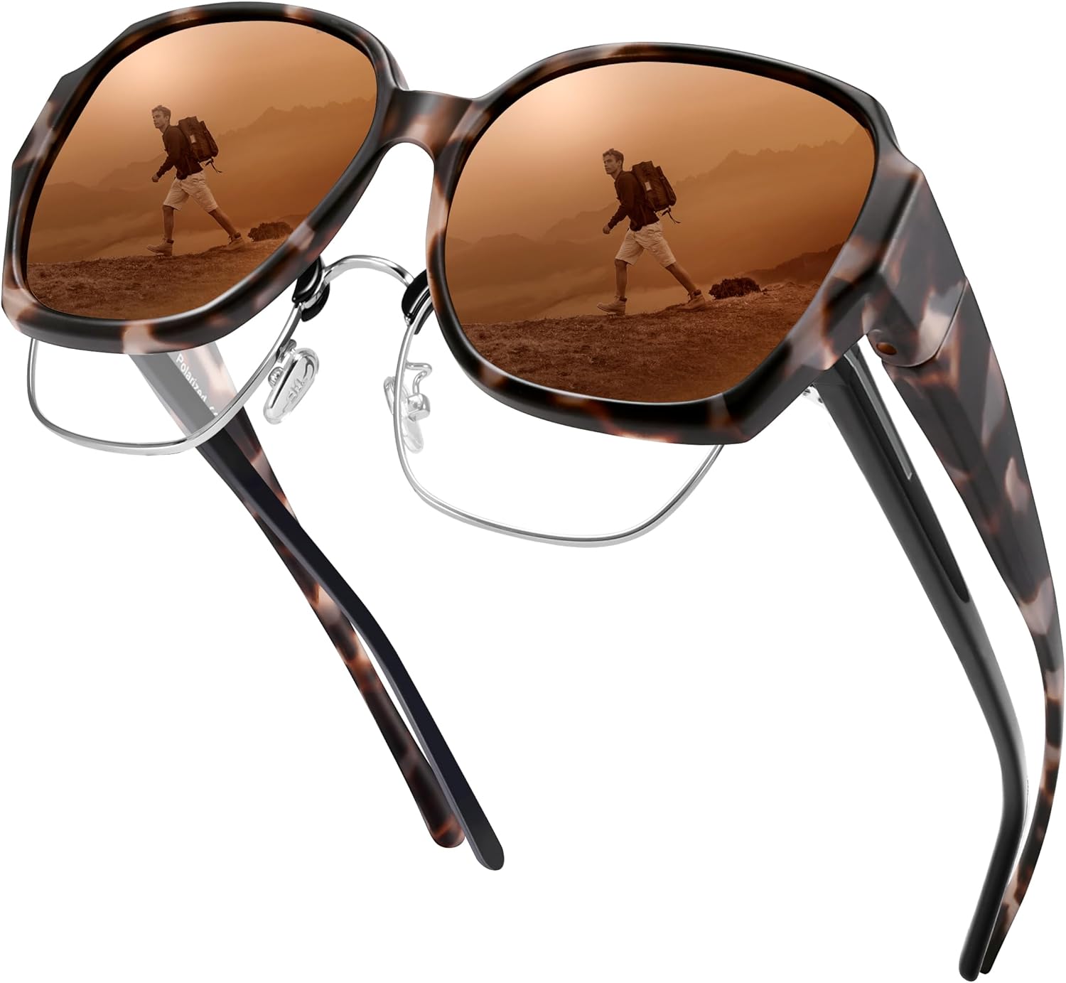 Поляризованные солнцезащитные очки URUMQI, надеваемые поверх обычных очков, для женщин, защита UV400, квадратные, очень большие, A06 Matte Beige Tortoise Frame/Brown Len
Поляризованные солнцезащитные очки URUMQI, надеваемые поверх обычных очков, для женщин, защита UV400, квадратные, очень большие, A06 Matte Beige Tortoise Frame/Brown Len