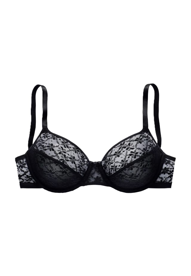 Кружевной бюстгальтер на косточках Lascana, черный
Кружевной бюстгальтер на косточках Lascana, черный