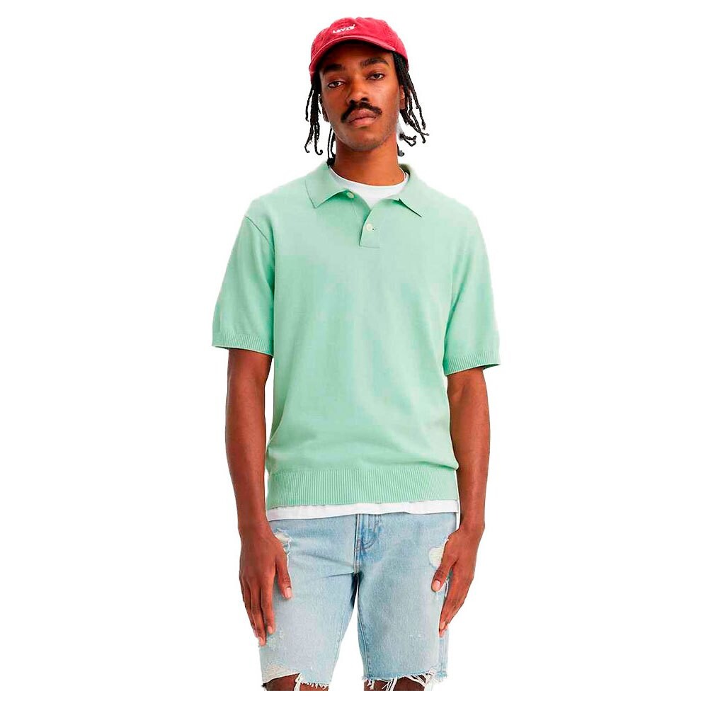 Поло с коротким рукавом Levi's Sweater Knit, зеленый
Поло с коротким рукавом Levi's Sweater Knit, зеленый