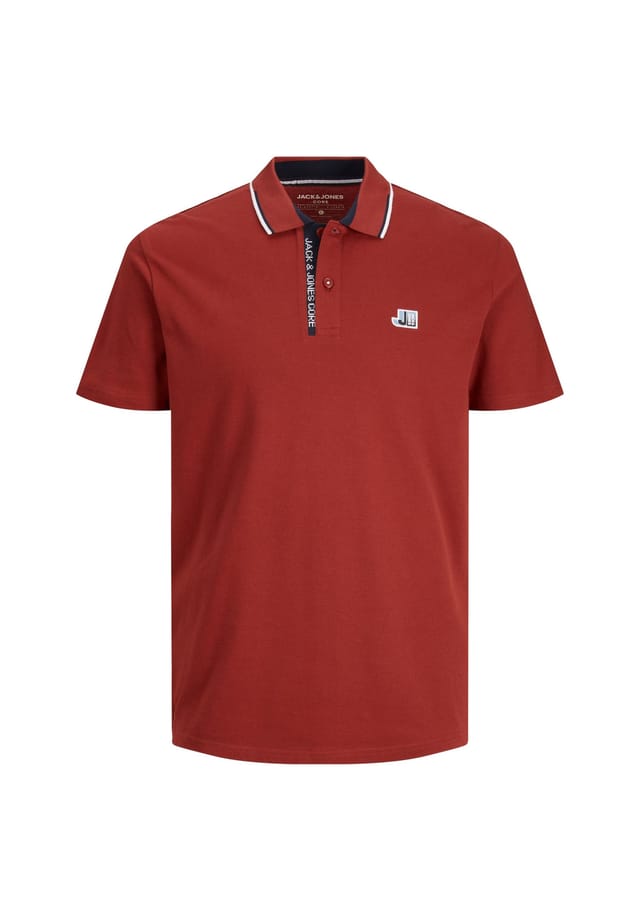 Рубашка поло Рубашка поло Logan с короткими рукавами контрастными полосками и логотипом Jack & Jones, красный
Рубашка поло Рубашка поло Logan с короткими рукавами контрастными полосками и логотипом Jack & Jones, красный