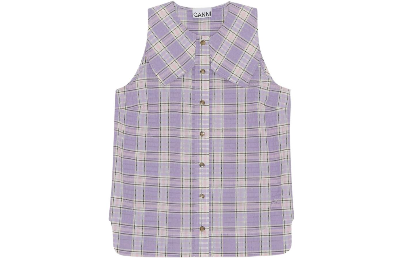 Футболка женская фиолетовая GANNI
Футболка женская фиолетовая GANNI