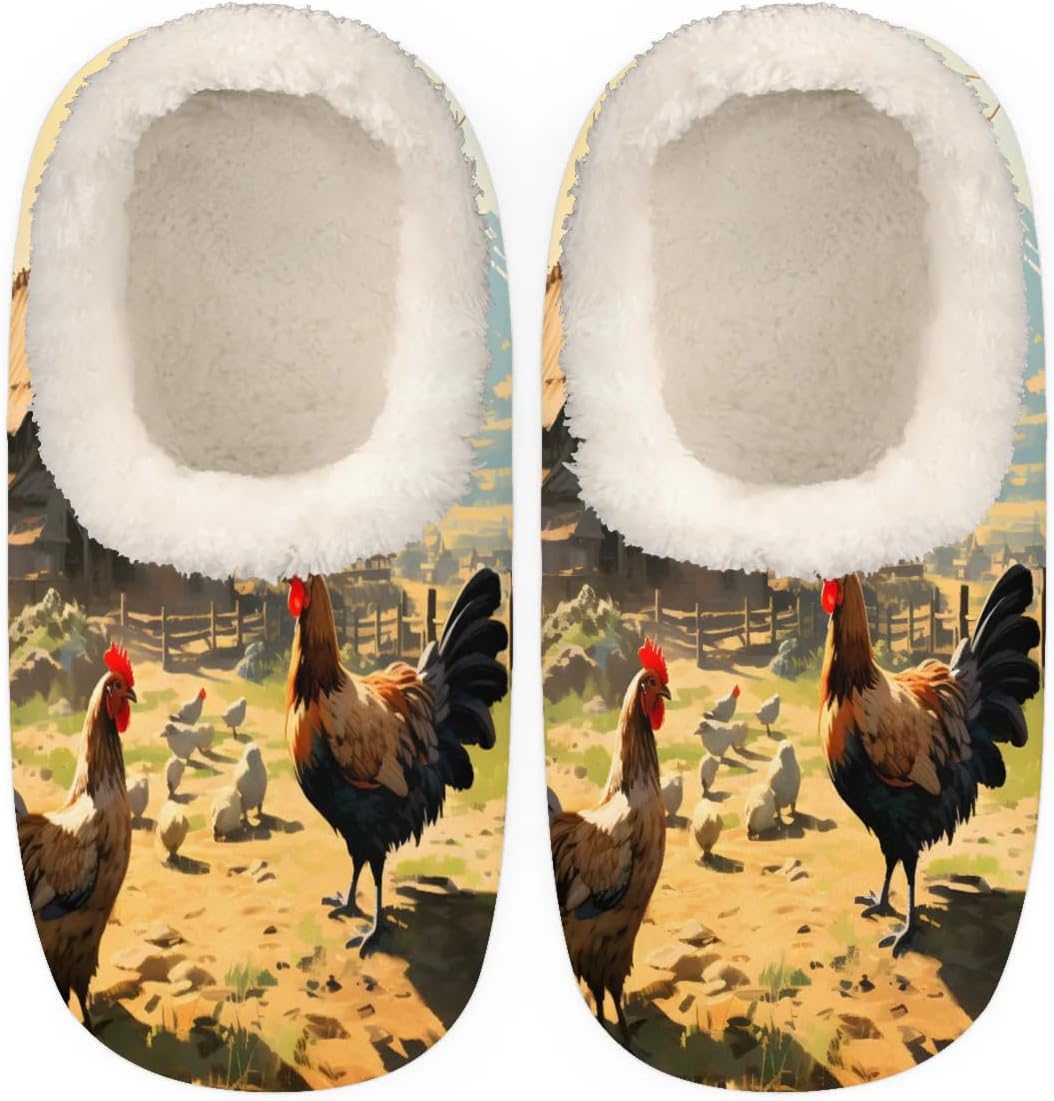 Тапочки QsirBC Farmhouse с петухом для женщин и мужчин, мягкие тапочки с эффектом памяти, противоскользящие подошвы, для дома и улицы, уютные, пушистые и теплые, Farmhouse Rooster L
Тапочки QsirBC Farmhouse с петухом для женщин и мужчин, мягкие тапочки с эффектом памяти, противоскользящие подошвы, для дома и улицы, уютные, пушистые и теплые, Farmhouse Rooster L