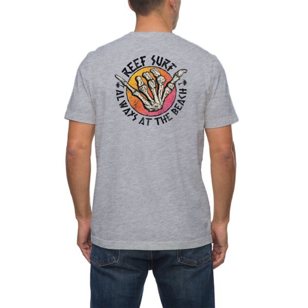 Мужская футболка с мрачной графикой Reef, серый
Мужская футболка с мрачной графикой Reef, серый