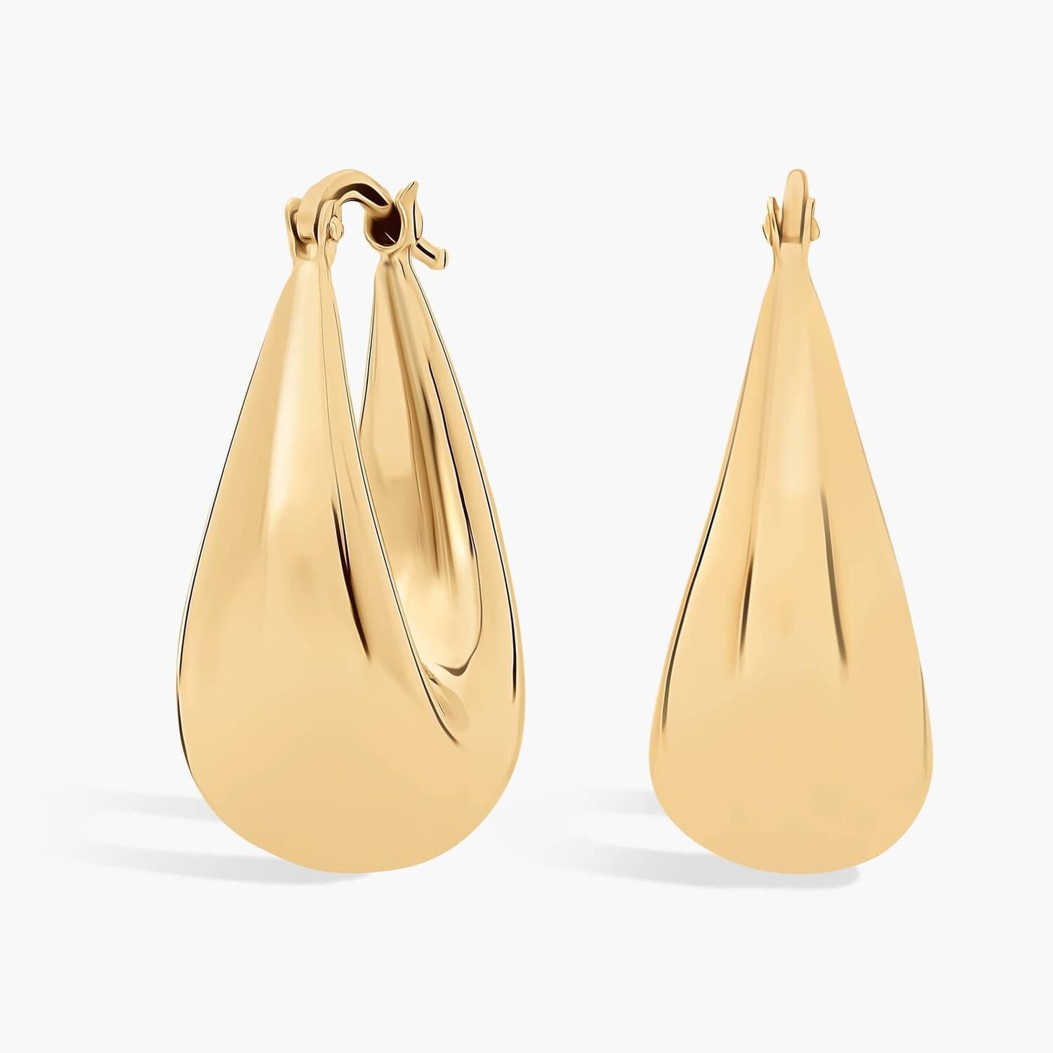 Большие овальные серьги-кольца из 14-каратного итальянского желтого золота Blue Nile
Большие овальные серьги-кольца из 14-каратного итальянского желтого золота Blue Nile