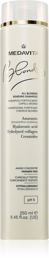 Энергетический шампунь Blondie all blondes для окрашенных волос Medavita, 250 мл
Энергетический шампунь Blondie all blondes для окрашенных волос Medavita, 250 мл