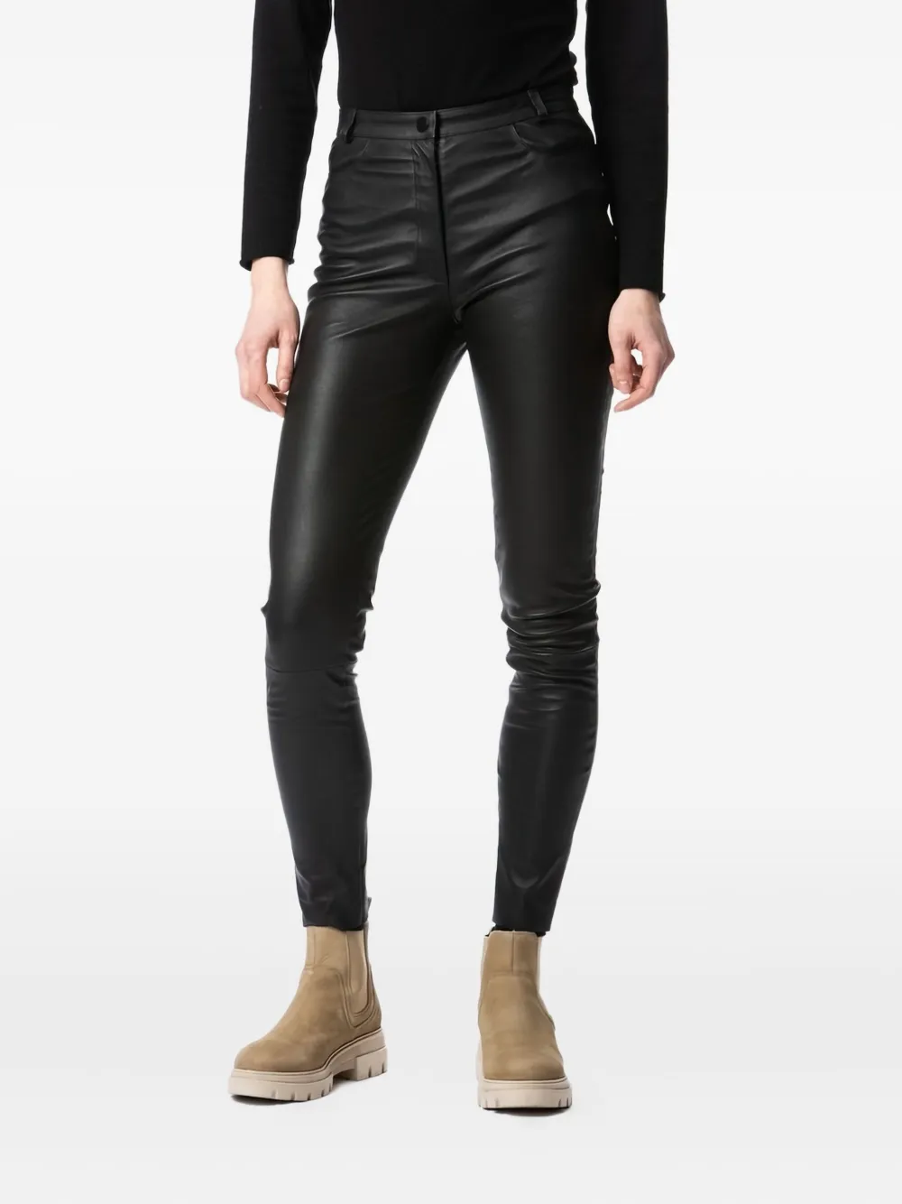 Кожаные брюки Poche Paris, черный
Кожаные брюки Poche Paris, черный