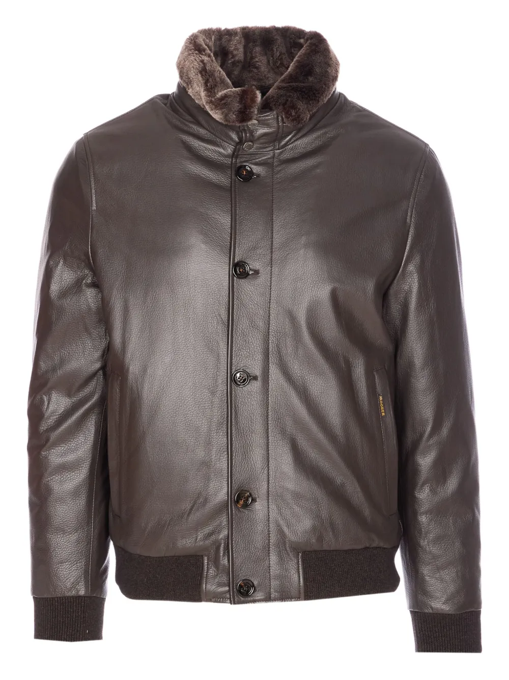 Кожаная куртка с высоким воротом Moorer, коричневый
Кожаная куртка с высоким воротом Moorer, коричневый