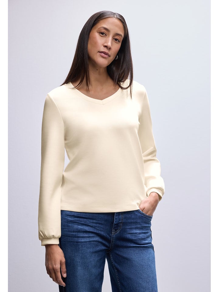Street One Футболка с длинными рукавами кремового цвета
Street One Футболка с длинными рукавами кремового цвета