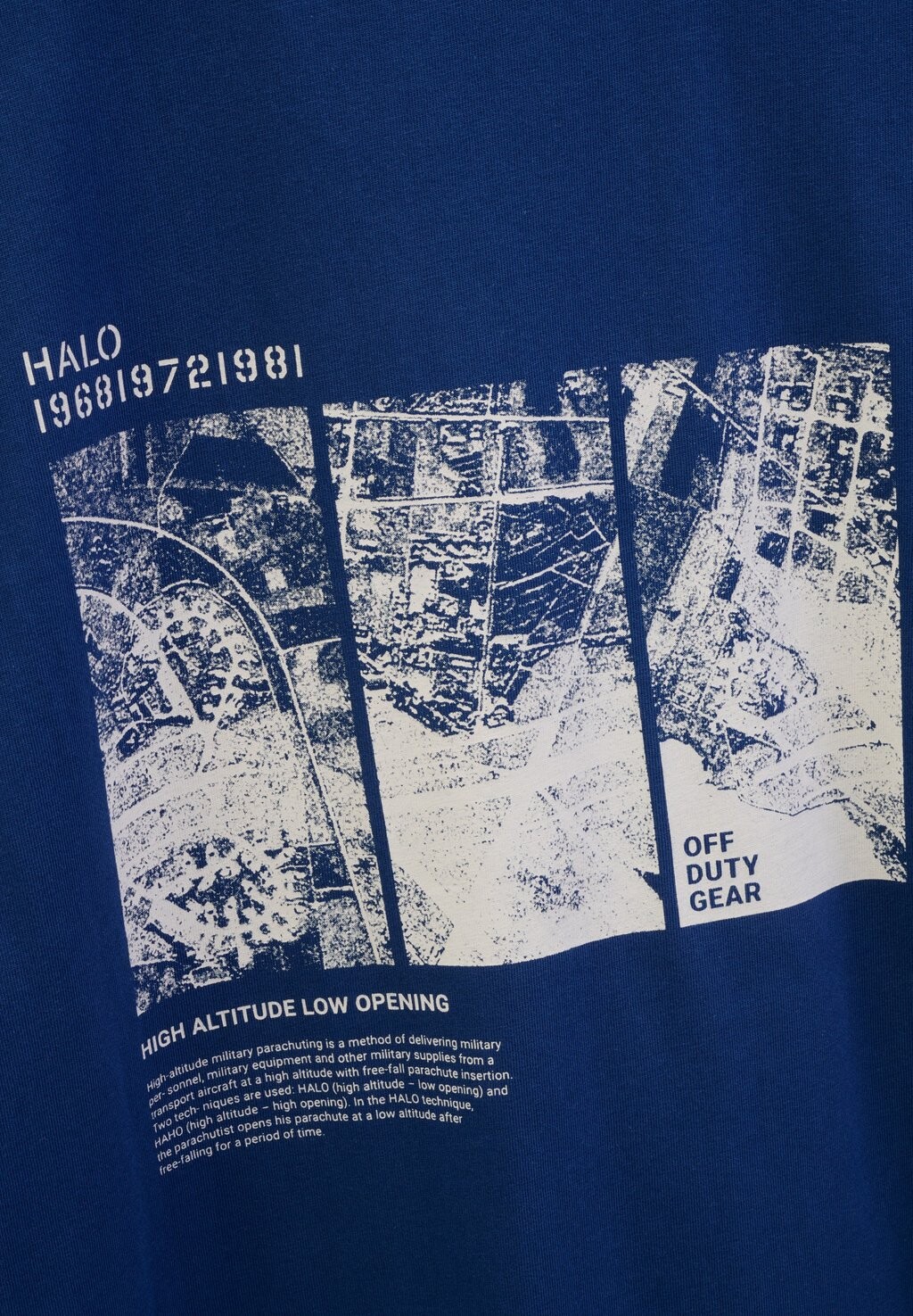 Футболка с принтом HALO, темно-синий
Футболка с принтом HALO, темно-синий