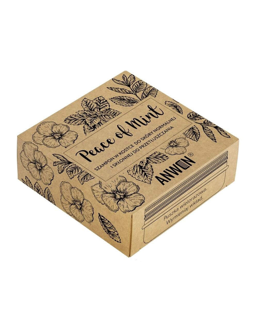 Anwen Peace of Mint барный шампунь для волос, 75 ml
Anwen Peace of Mint барный шампунь для волос, 75 ml