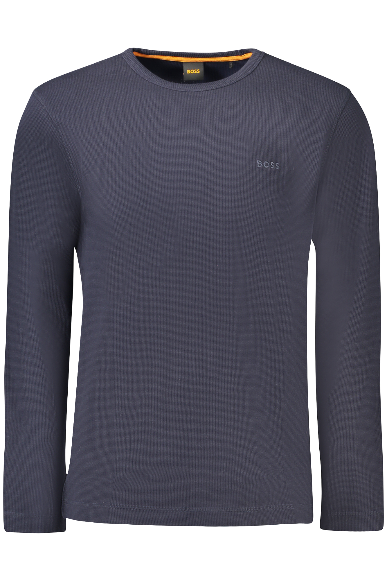 Мужской лонгслив Boss hugo с вафельной фактурой и логотипом, синий
Мужской лонгслив Boss hugo с вафельной фактурой и логотипом, синий