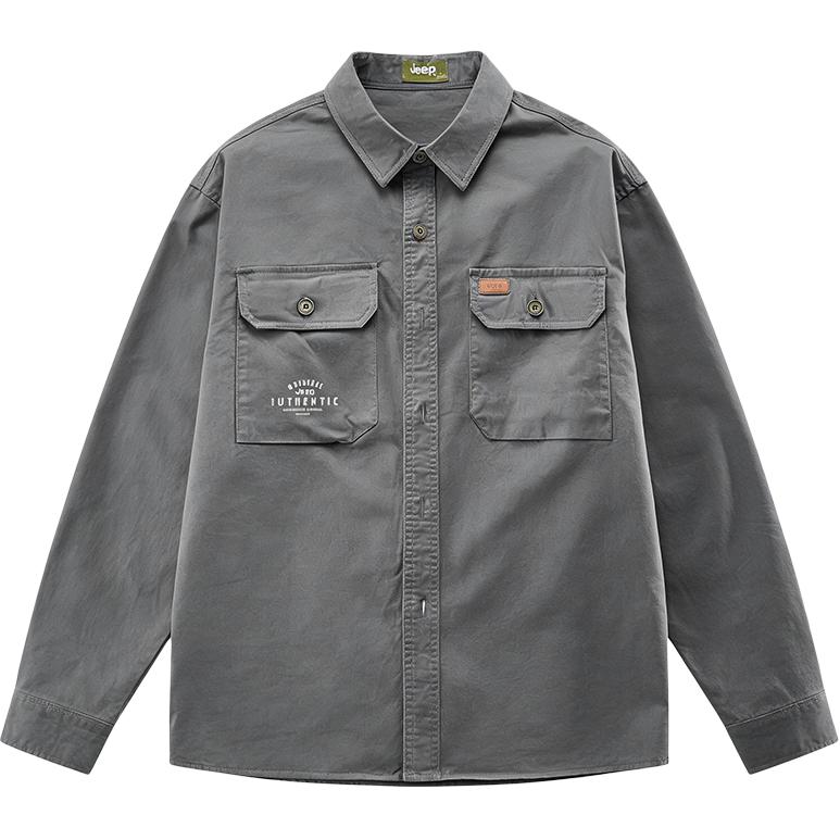 Рубашка Unisex Lapel Moderate Workwear Jeep, серый
Рубашка Unisex Lapel Moderate Workwear Jeep, серый