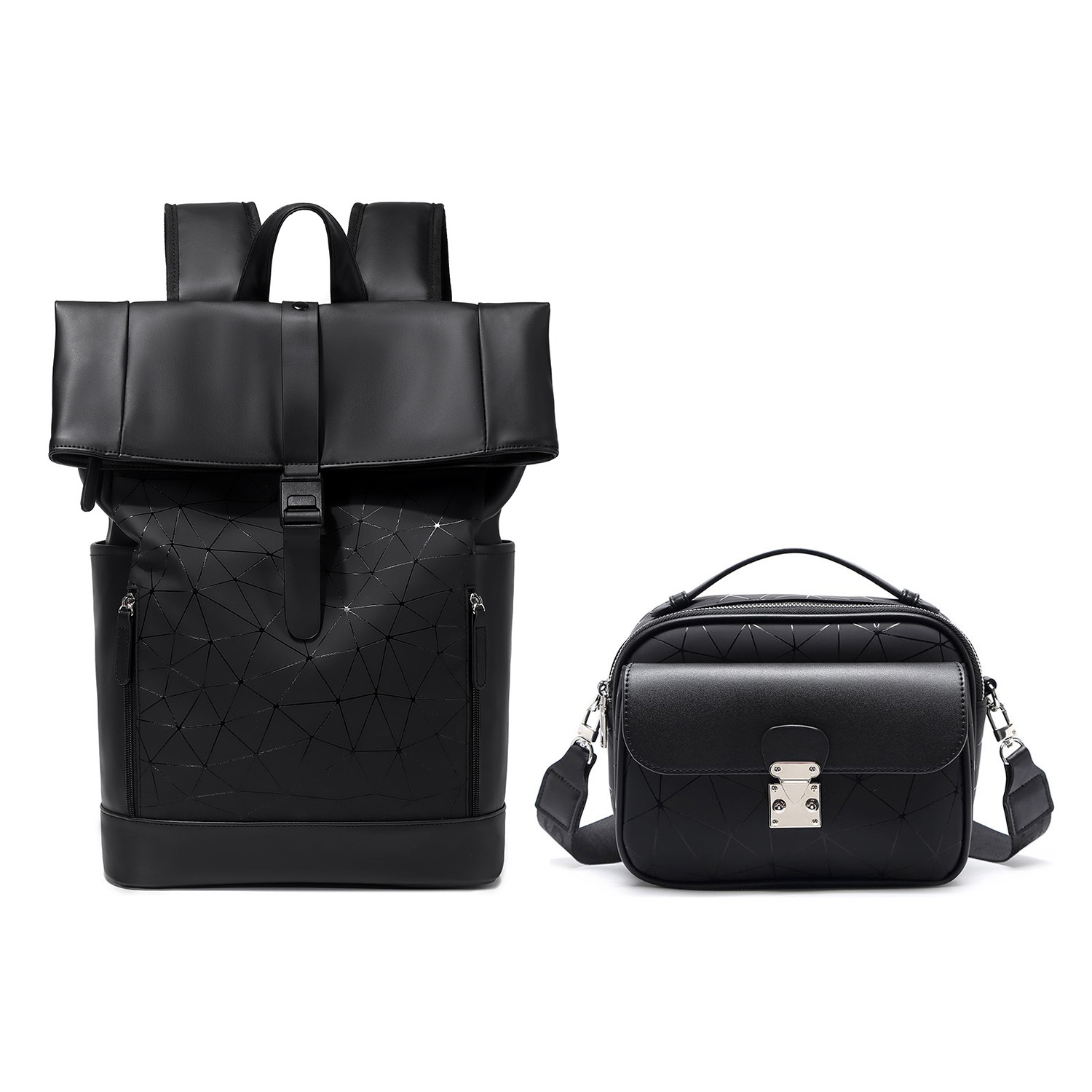 Slazenger Мягкий кожаный рюкзак унисекс черный с шестиугольным узором, Diamond Pattern Black+5172-X
Slazenger Мягкий кожаный рюкзак унисекс черный с шестиугольным узором, Diamond Pattern Black+5172-X