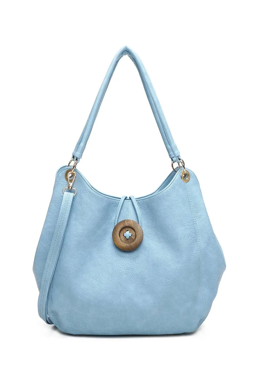 Сумка на плечо из искусственной кожи с тремя отделениями Hava Button Design Fontanella Fashion, синий
Сумка на плечо из искусственной кожи с тремя отделениями Hava Button Design Fontanella Fashion, синий