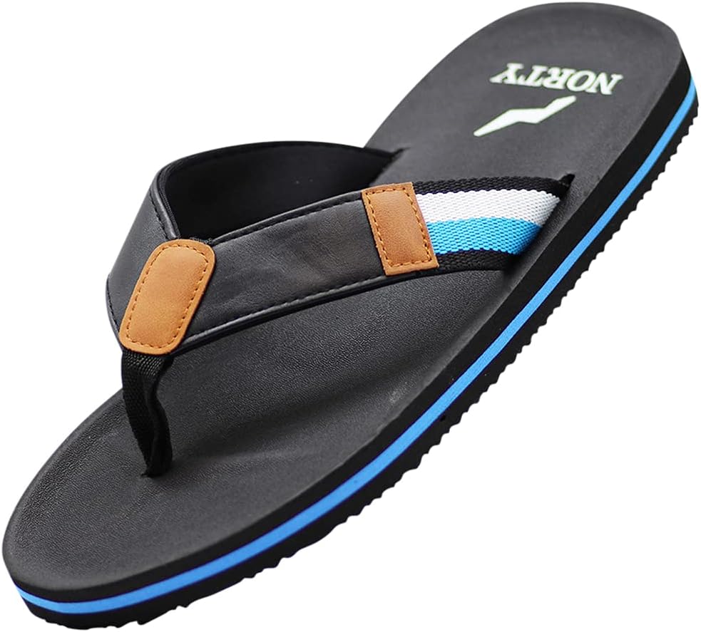 Мужские повседневные шлепанцы-вьетнамки NORTY для пляжа, бассейна или повседневной носки, черный/синий
Мужские повседневные шлепанцы-вьетнамки NORTY для пляжа, бассейна или повседневной носки, черный/синий