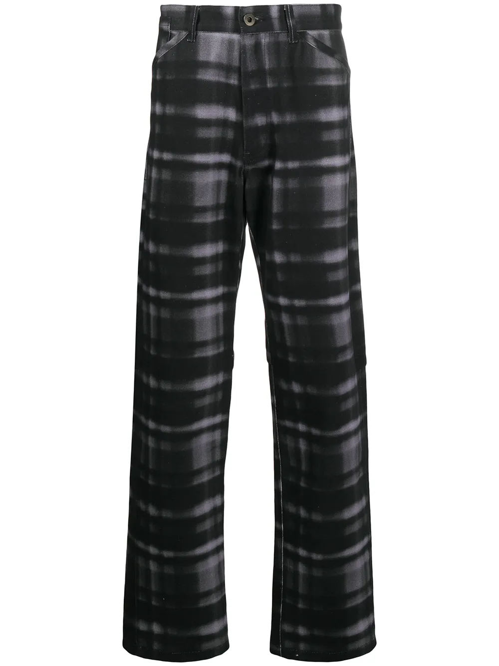 Клетчатые джинсы прямого кроя Qasimi, черный
Клетчатые джинсы прямого кроя Qasimi, черный