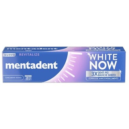 Зубная паста Mentadent White Now Revitalize 75 мл
Зубная паста Mentadent White Now Revitalize 75 мл