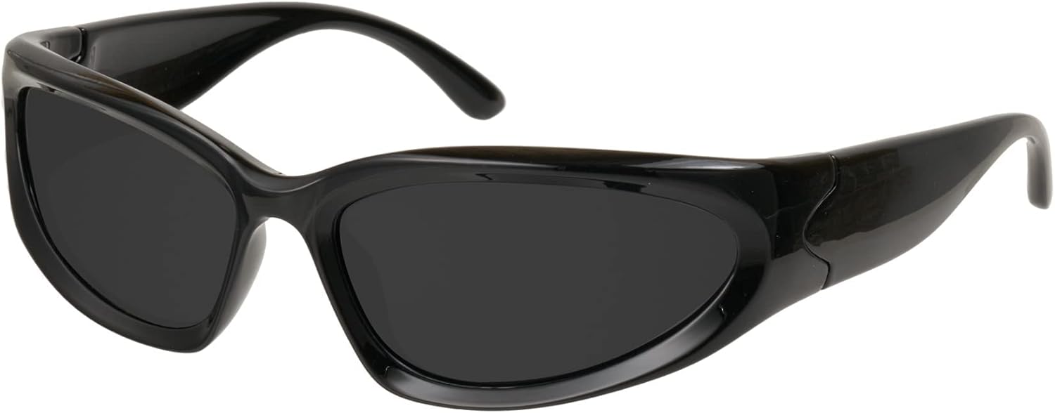 Солнцезащитные очки mosanana Y2k с поляризованными линзами и обтекаемой формой для женщин, модные овальные солнцезащитные очки Swift, футуристические очки в стиле ретро 2000-х, спортивные солнцезащитные очки MS52245, C1 Black
Солнцезащитные очки mosanana Y2k с поляризованными линзами и обтекаемой формой для женщин, модные овальные солнцезащитные очки Swift, футуристические очки в стиле ретро 2000-х, спортивные солнцезащитные очки MS52245, C1 Black