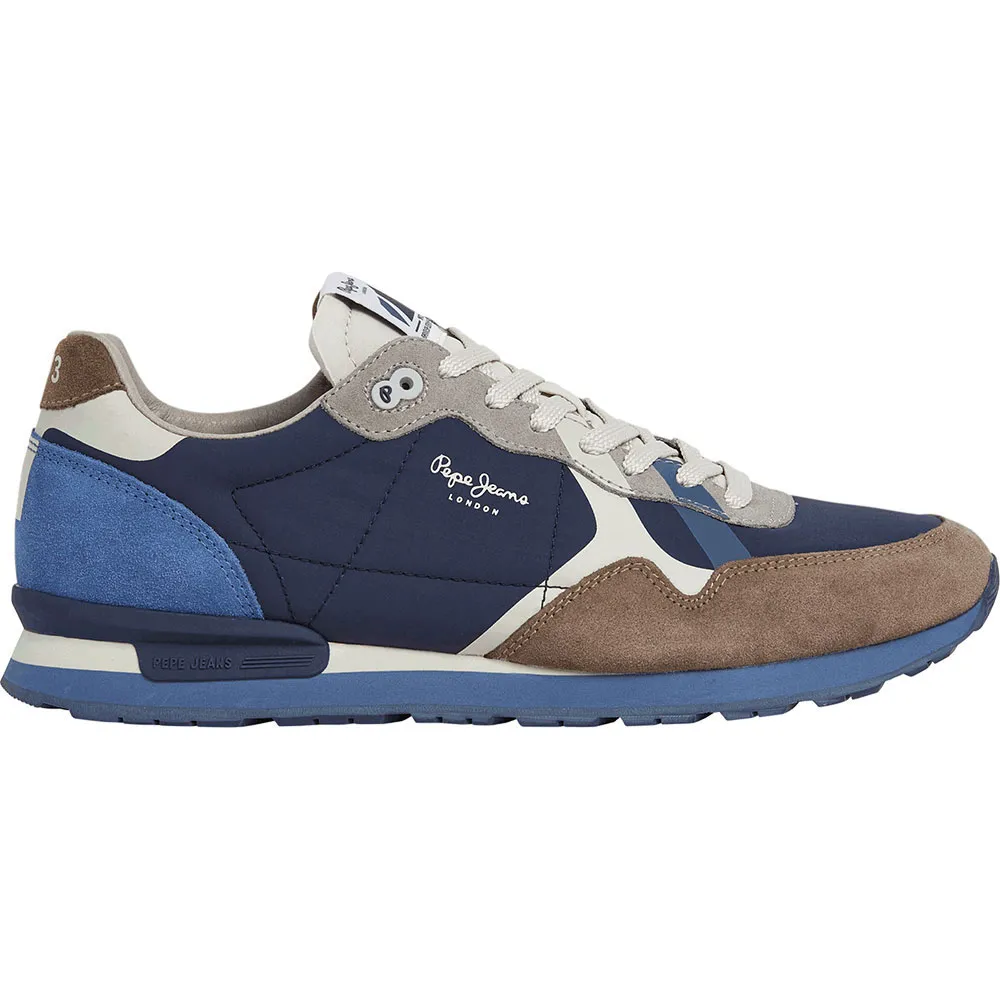 Кроссовки Pepe Jeans Brit Prints, синий 
Кроссовки Pepe Jeans Brit Prints, синий