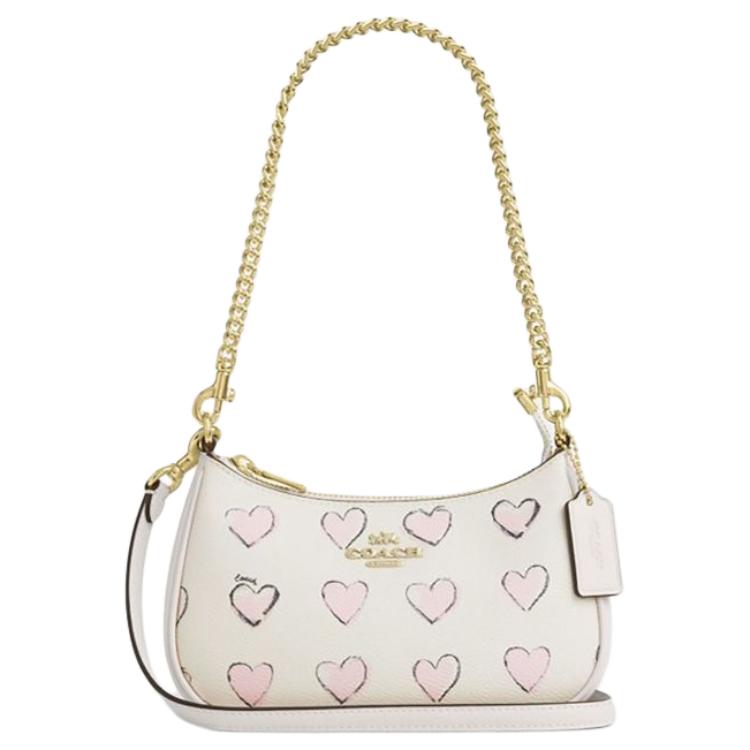 COACH Терри Искусственная кожа Сумка через плечо миниатюрная женская белая
COACH Терри Искусственная кожа Сумка через плечо миниатюрная женская белая