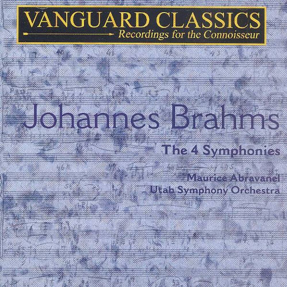 Диск CD Brahms: The Four Symphonies - Johannes Brahms, Maurice Abravanel, Utah Symphony Orchestra
Диск CD Brahms: The Four Symphonies - Johannes Brahms, Maurice Abravanel, Utah Symphony Orchestra