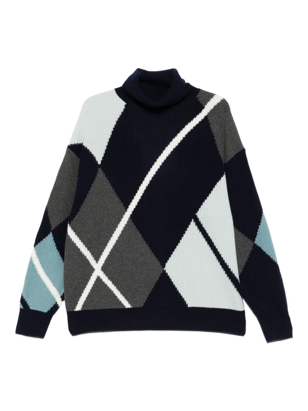 Свитер с высоким воротником и узором Eric Bompard, синий
Свитер с высоким воротником и узором Eric Bompard, синий